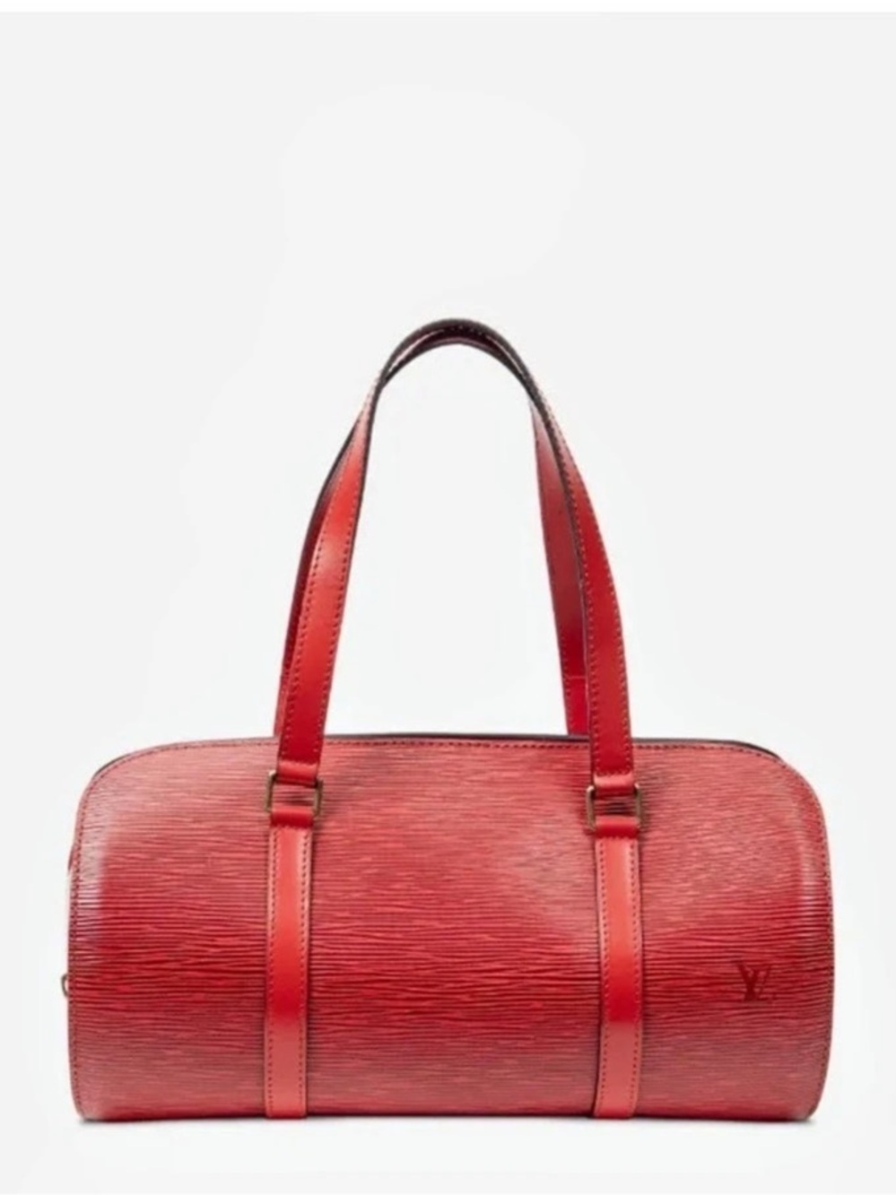 Louis Vuitton Soufflot Epi Leather Shoulder Bag in Red